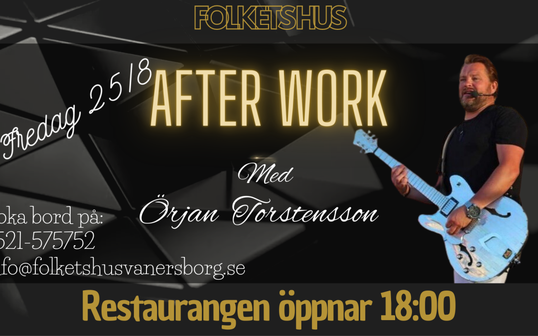 After Work med Örjan Torstensson