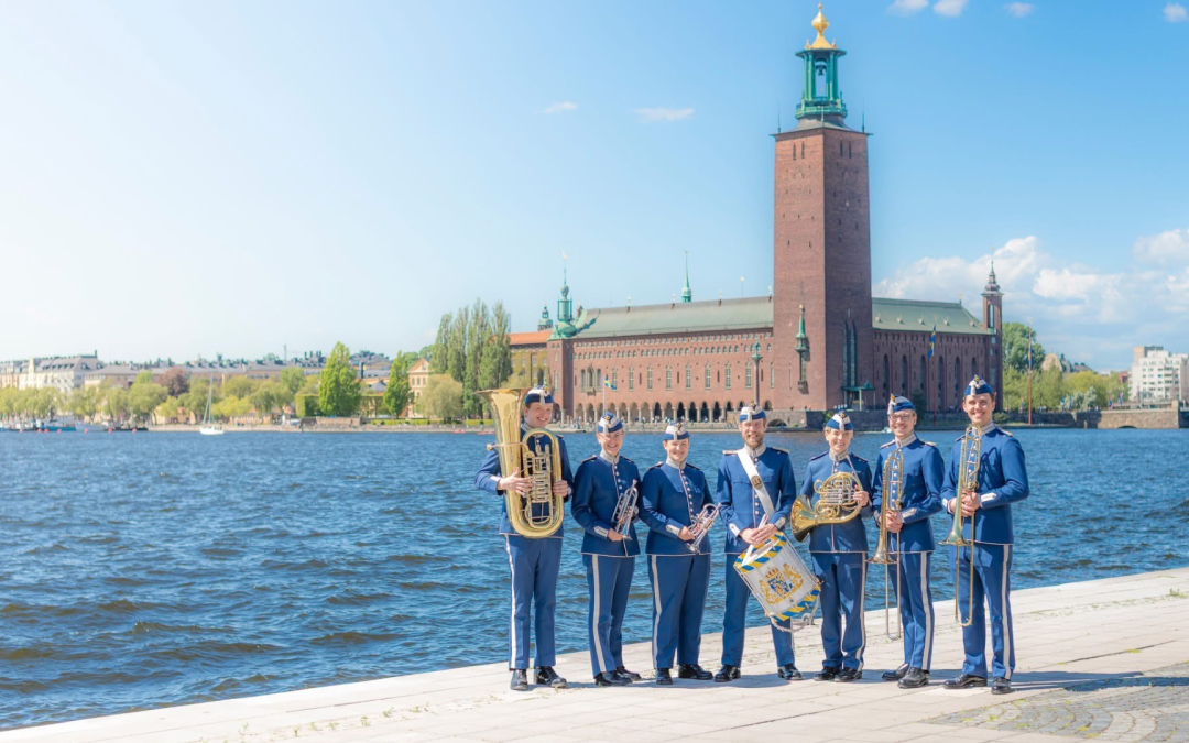 Mälardrottningen ur Livgardets dragonmusikkår Vänersborg